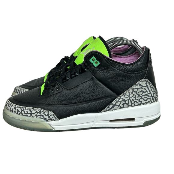 Air Jordan 3 Retro GS Electric Green Joker DA2304-003 Lot Size 6Y Women's 7.5 - Picture 1 of 9